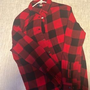 Flannel long sleeve shirt